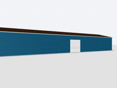 Keen's Buildings, 20x65x8 Metal Garage/Workshop Installed, KBG-1G206508-1D1W