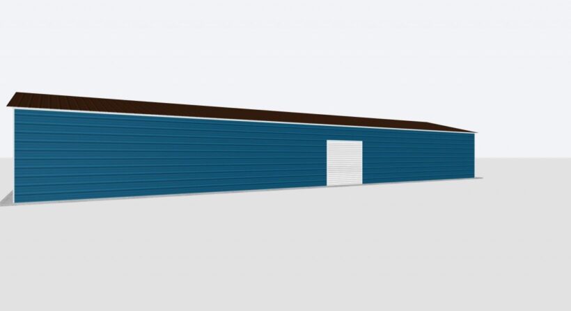 Keen'S Buildings, 20X65X8 Metal Garage/Workshop Installed, Kbg-1G206508-1D1W