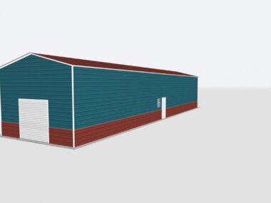Keen's Buildings, 20x70x14 Metal Garage, KBG-1G207014-1D1W