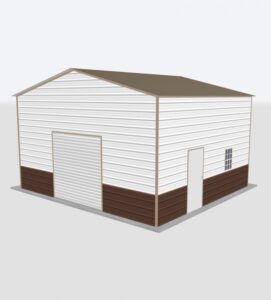 22x20x12 Metal Garage