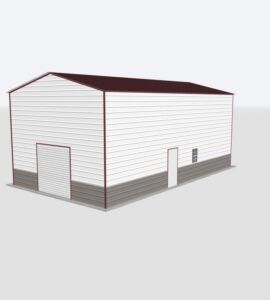 22x20x18 Metal Garage