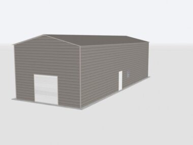 Keen's Buildings, 22x60x18 Metal Garage, KBG-1G226018-1D1W