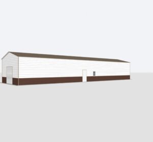 22x100x14 Metal Garage