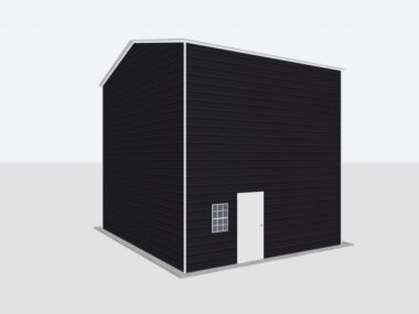 Keen's Buildings, 24x30x20 Metal Garage/Workshop Installed, KBG-1G243020-1D1W