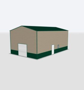 24x40x16 Metal Garage