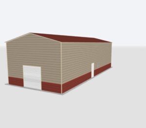 24x50x16 Metal Garage