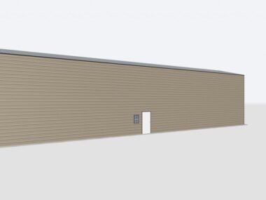 Keen's Buildings, 26x90x20 Metal Garage/Workshop Installed, KBG-1G269020-1D1W