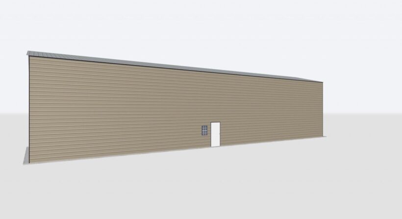 Keen'S Buildings, 24X90X20 2-Car Metal Garage, Kbg-2G249020-1D1W