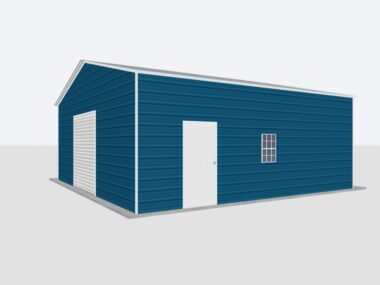 Keen's Buildings, 26x30x10 Metal Garage, KBG-1G263010-1D1W
