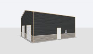 26x20x14 Metal Garage/Workshop Installed