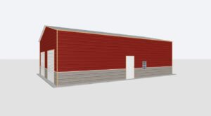 26x35x12 Metal Garage/Workshop Installed