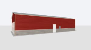 26x65x12 Metal Garage/Workshop Installed
