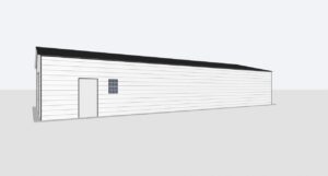 26x70x10 Metal Garage