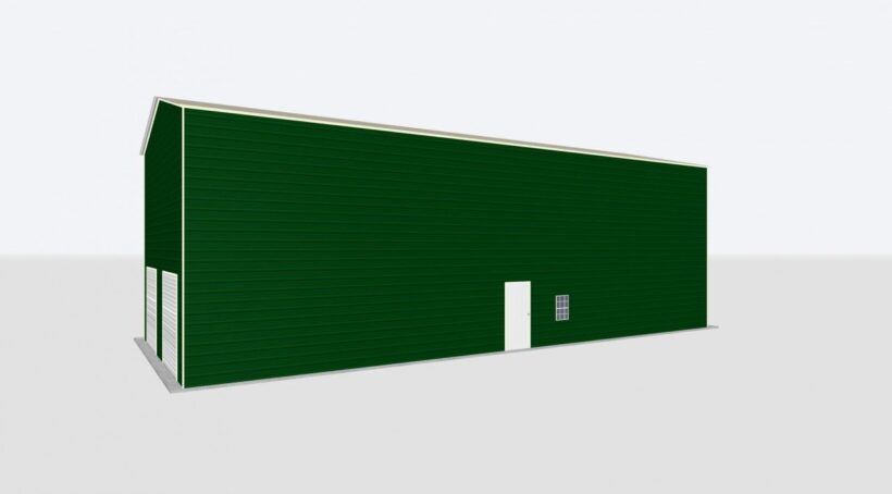 Keen'S Buildings, 26X70X20 Metal Garage/Workshop Installed, Kbg-1G267020-1D1W