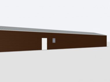 Keen's Buildings, 26x90x10 2-Car Metal Garage, KBG-2G269010-1D1W