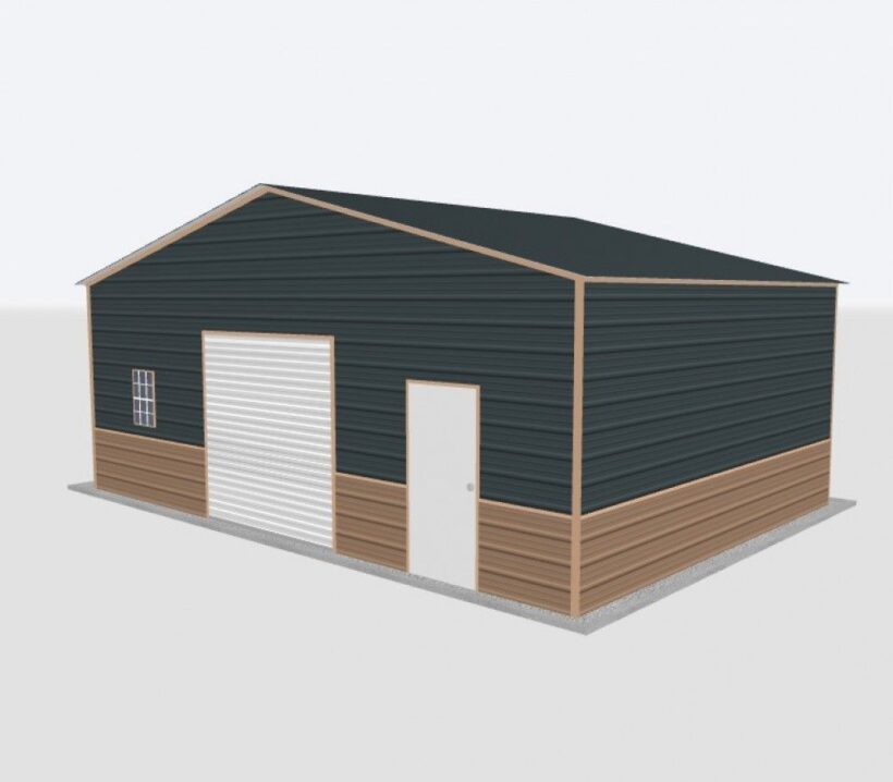 Keen'S Buildings, 28X20X10 Metal Garage, Kbg-1G282010-1D1W