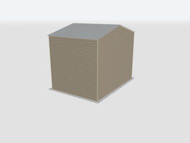 Keen's Buildings, 28x20x20 2-Car Metal Garage, KBG-2G282020-1D1W