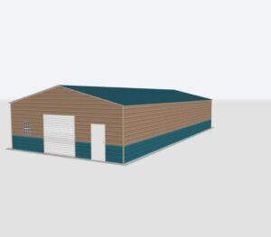28x90x10 Metal Garage