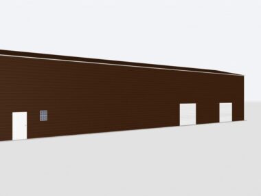 Keen's Buildings, 30x70x20 2-Car Metal Garage, KBG-2G307020-1D1W