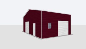 30x30x14 Metal Garage/Workshop Installed
