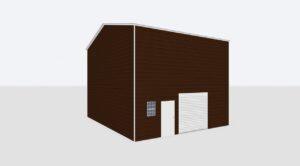 30x20x20 Metal Garage/Workshop Installed