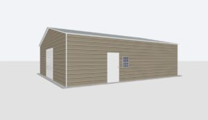 20x25x8 Metal Garage