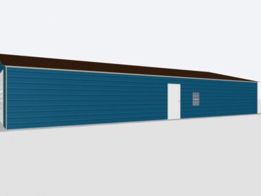 Keen's Buildings, 30x55x8 2-Car Metal Garage, KBG-2G305508-1D1W
