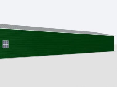 Keen's Buildings, 30x100x10 Metal Garage, KBG-1G3010010-1D1W