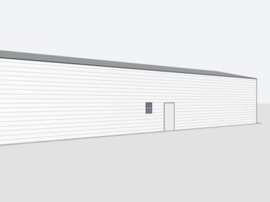 Keen's Buildings, 30x70x18 Metal Garage/Workshop Installed, KBG-1G307018-1D1W
