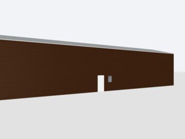 Keen's Buildings, 30x80x18 Metal Garage/Workshop Installed, KBG-1G308018-1D1W