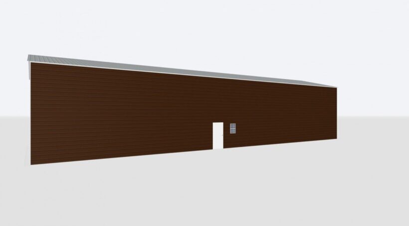 Keen'S Buildings, 30X90X18 2-Car Metal Garage, Kbg-2G309018-1D1W