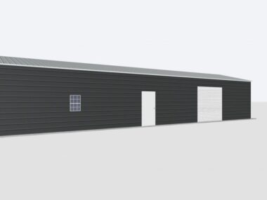 Keen's Buildings, 20x60x10 Metal Garage, KBG-1G206010-1D1W