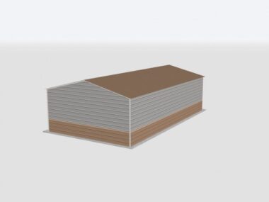 Keen's Buildings, 22x40x10 Metal Garage, KBG-1G224010-1D1W