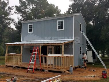 Keen's Buildings, Weekender 16x36 2-Story Shed DIY Kit 1,152 sqft, KPB1636S2S-KIT