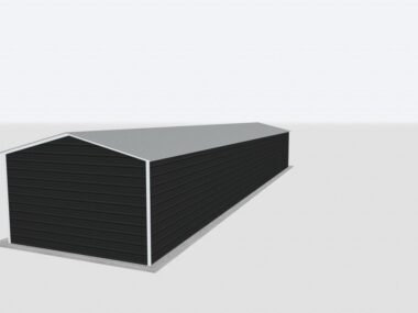 Keen's Buildings, 14x60x8 Metal Garage/Workshop Installed, KBG-1G146008-1D1W