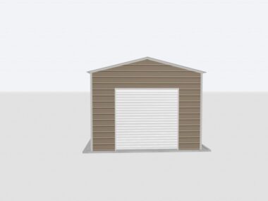 Keen's Buildings, 14x60x10 Metal Garage, KBG-1G146010-1D1W