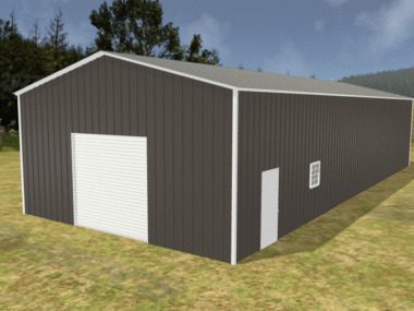 Keen's Buildings, 28' x 70' x 12' Enclosed Pole Barn Installed, KPB-287012-EN