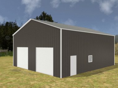 Keen's Buildings, 34' x 30' x 14' Enclosed Pole Barn Installed, KPB-343014-EN