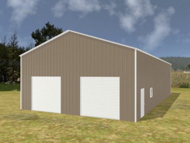 Keen's Buildings, 34' x 110' x 20' Enclosed Pole Barn Installed, KPB-3411020-EN