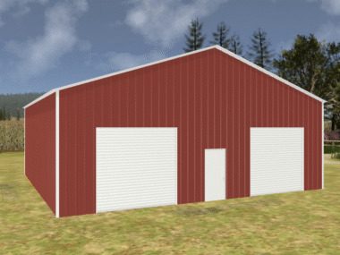 Keen's Buildings, 40' x 30' x 16' Enclosed Pole Barn Installed, KPB-403016-EN
