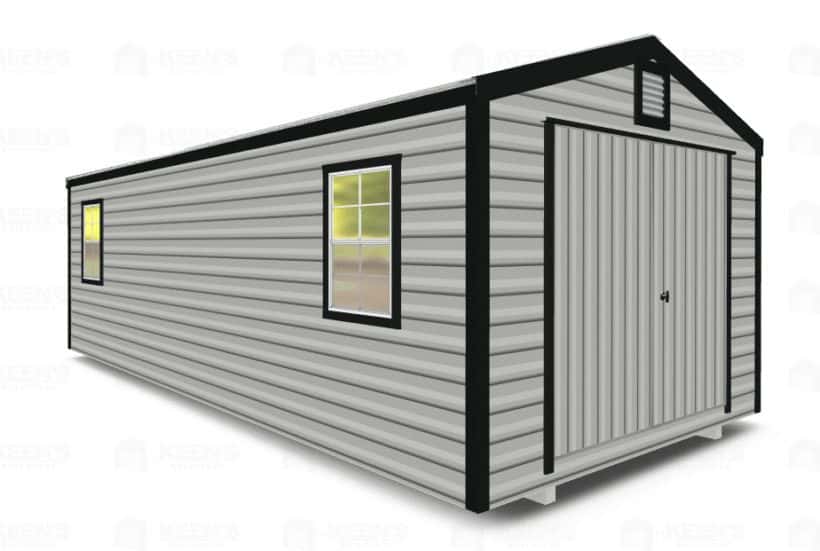 Keen'S Buildings, 12X24 Shed With Double Doors, Kbs-122407-1Dd4W