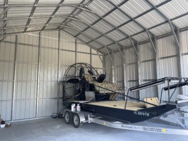 Keen's Buildings, 24x30 Metal Garage Building, KBG-2G243016-2G1D2W