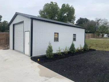 20 x 30 Metal Garage Detached