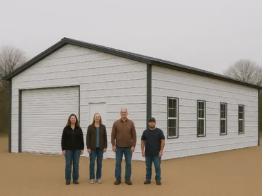 30x40 Steel Garage Workshop for Sale
