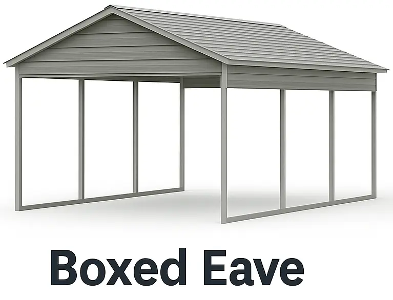 Boxed Eave Carport