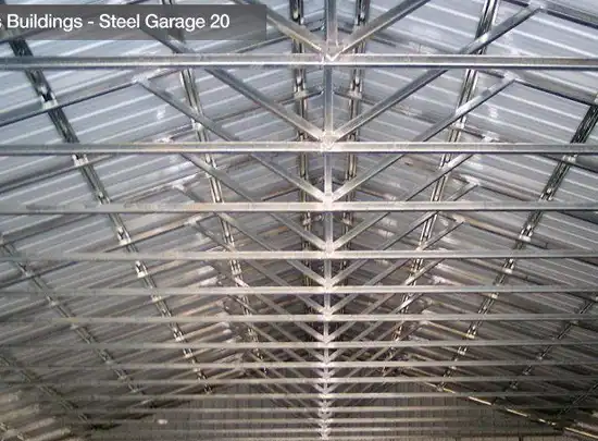 30X25X10 Metal Garage 30X25X10 Metal Garage Keen'S Buildings, 30X25X10 Metal Garage, Kbs-Mg302510-2R1D1W