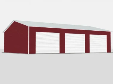 Keen's Buildings, Magnum 30x40 3-Car Garage Workshop, KBG-3G304010-0D0W