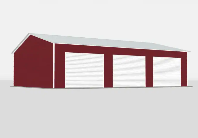 Keen'S Buildings, Magnum 30X40 3-Car Garage Workshop, Kbg-3G304010-0D0W