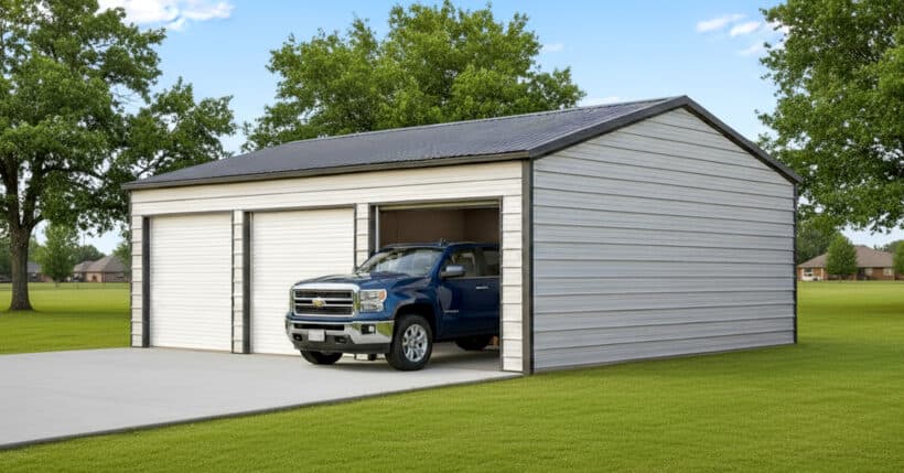 Keen'S Buildings, Magnum 30X40 3-Car Garage Workshop, Kbg-3G304010-0D0W