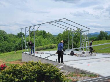 Keen's Buildings, Keen's UrbanElite 24x30 Metal Garage (2-Car Garage + Storage or Workshop space), 720 sqft, KBG-3G243000-...